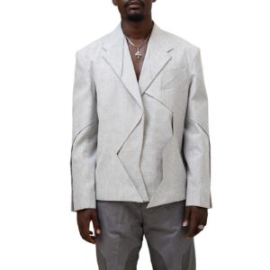 Modern Lines Assymetric Suit Blazer