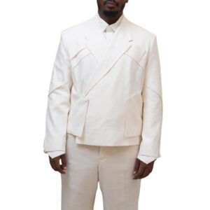 Multi Closure blazer with Handstich